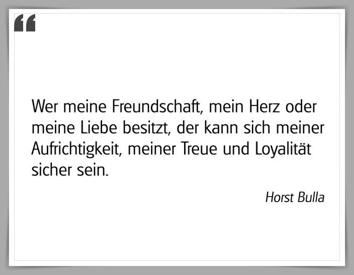 Bildgedicht: "Wer meine Freundschaft besitzt"