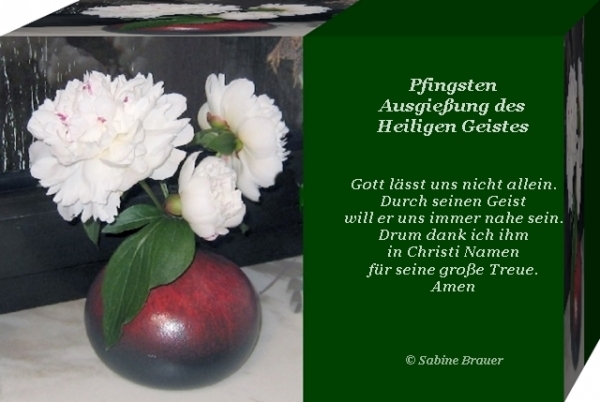 Bildgedicht: Pfingsten