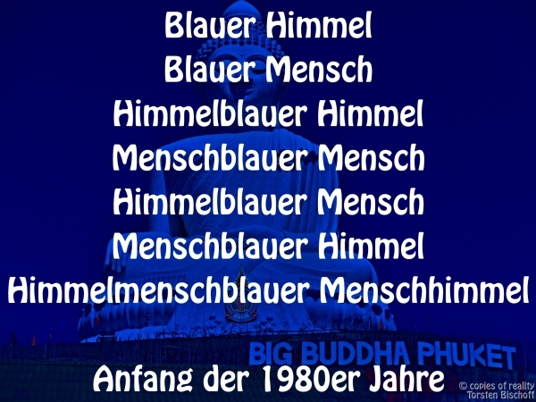 Bildgedicht: Blau