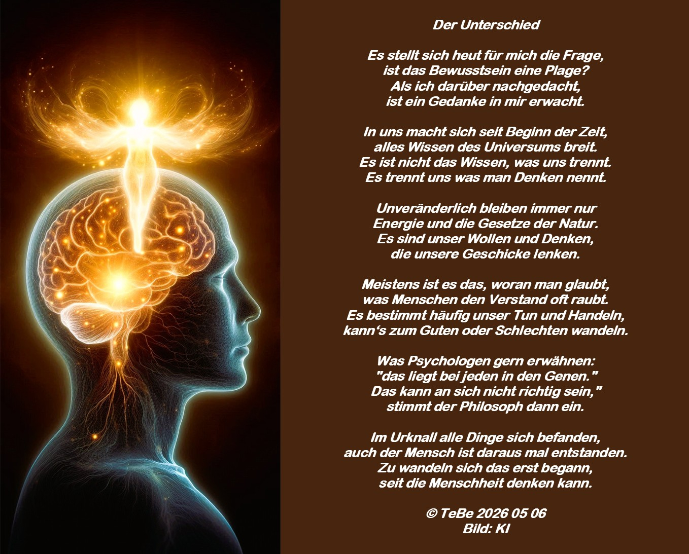 Bildgedicht: Der Unterschied