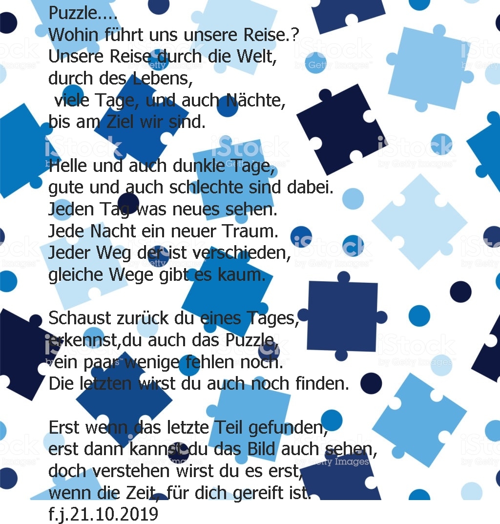 Bildgedicht: Puzzle....