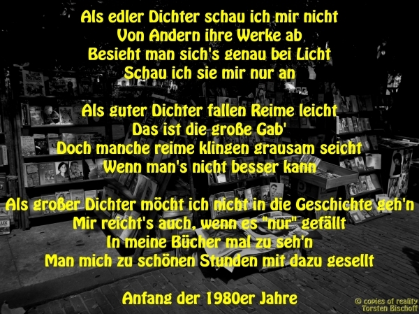 Bildgedicht: Dichter