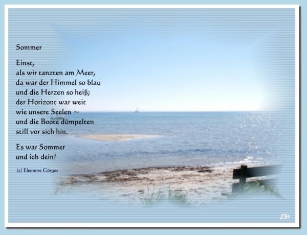 Bildgedicht: Sommer