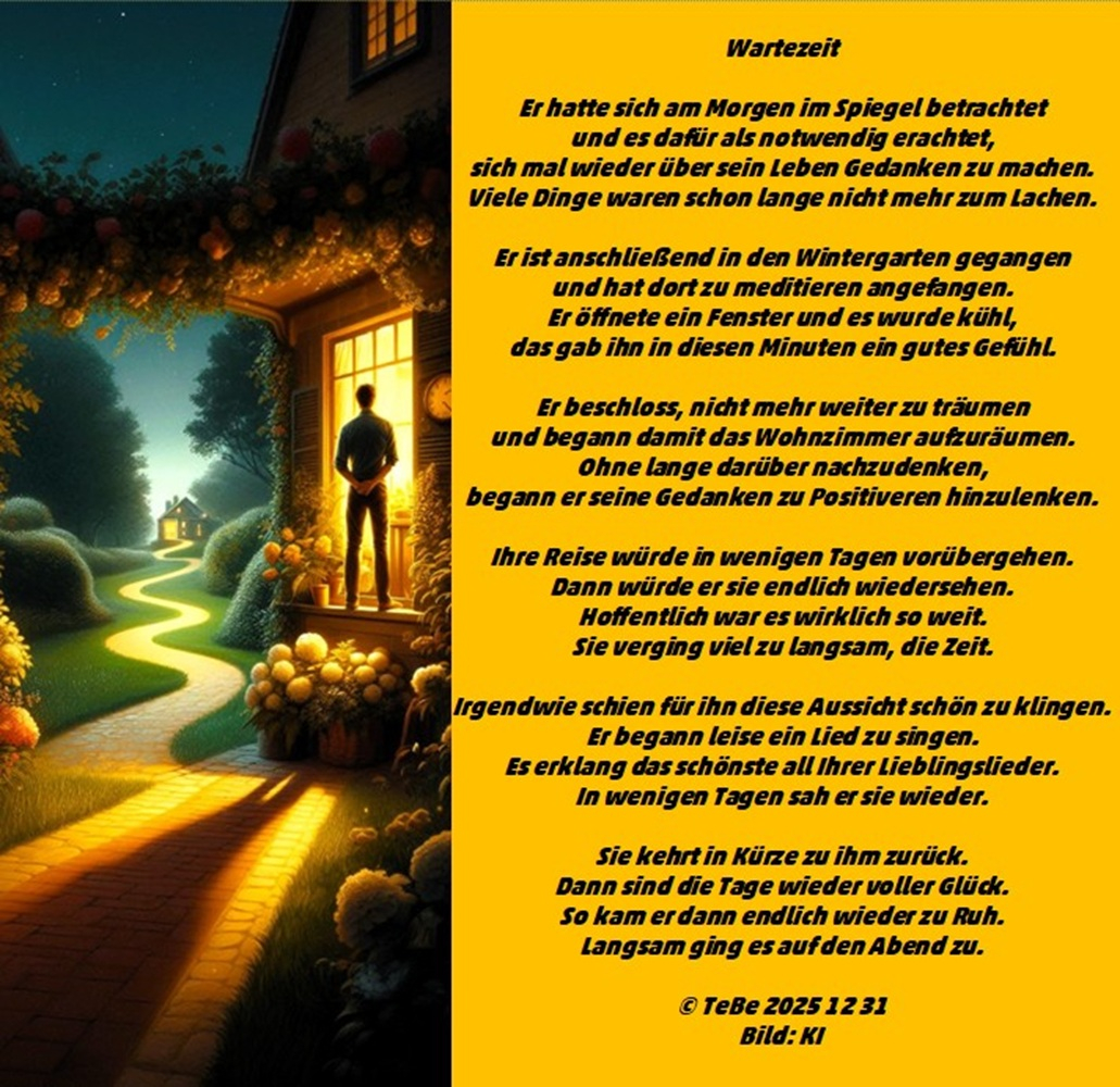 Bildgedicht: Wartezeit
