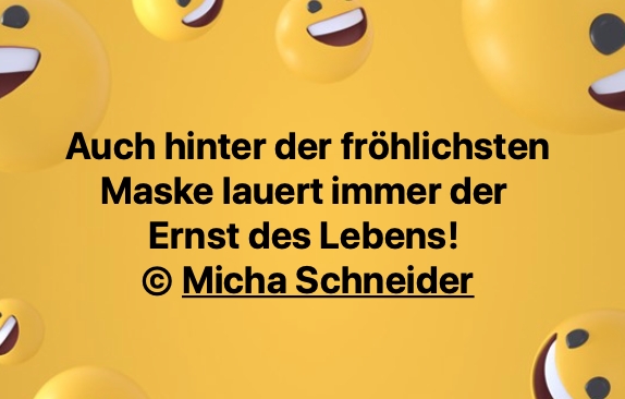 Bildgedicht: Maskerade