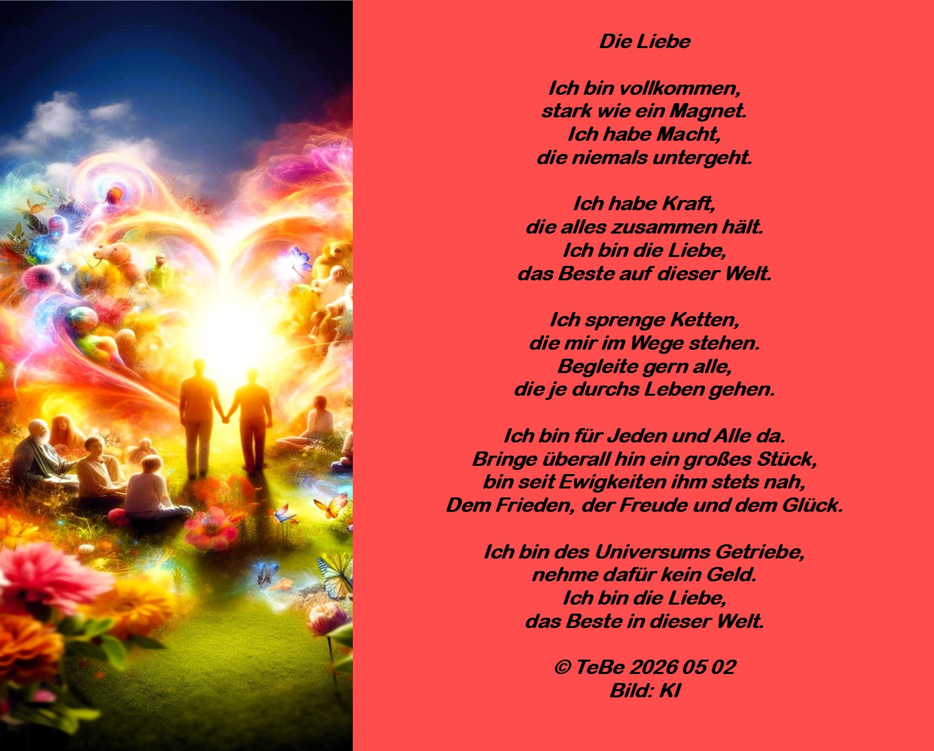 Bildgedicht: Die Liebe