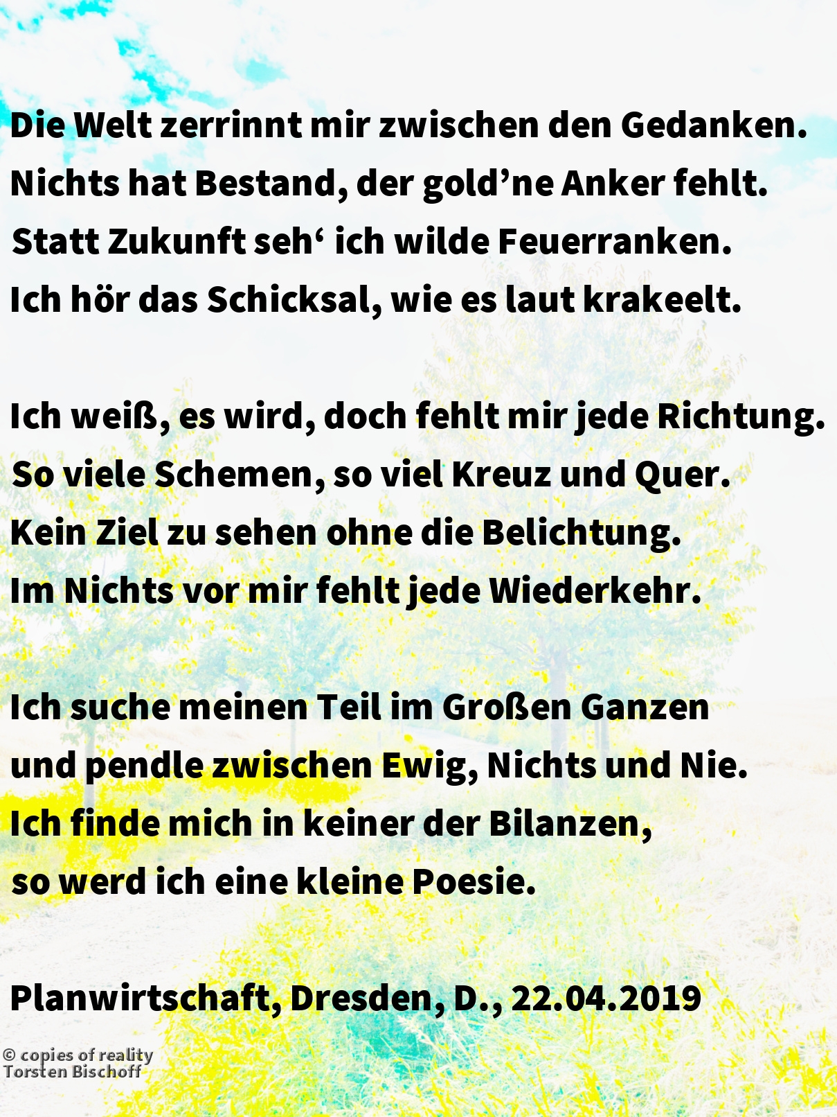 Bildgedicht: Kleine Poesie