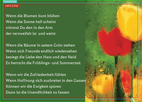 Bildgedicht: Blumen