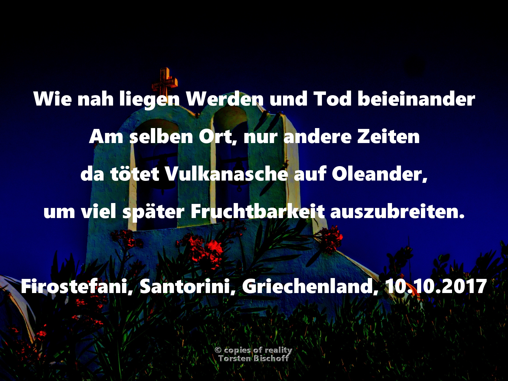 Bildgedicht: Werden und Tod