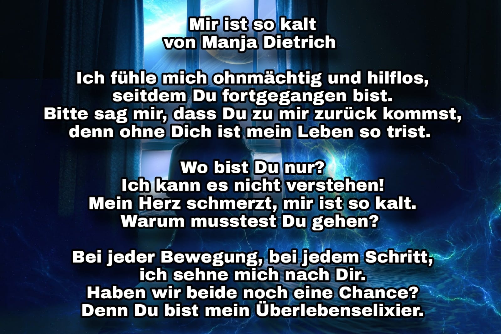 Bildgedicht: Mir ist so kalt 