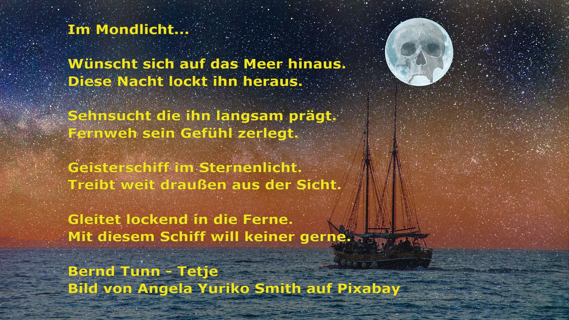 Bildgedicht: Im Mondlicht...