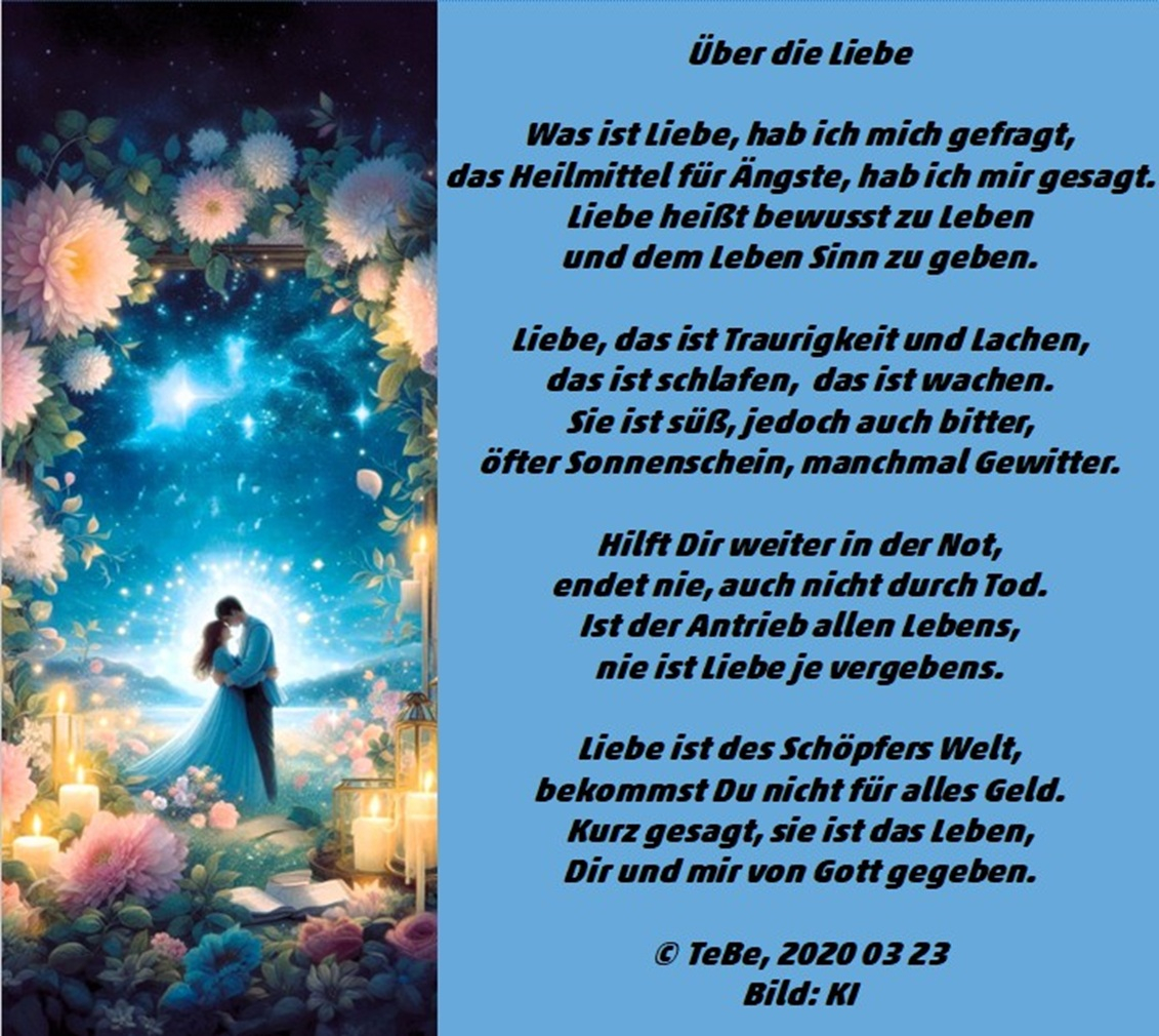 Bildgedicht: &Uuml;ber die Liebe