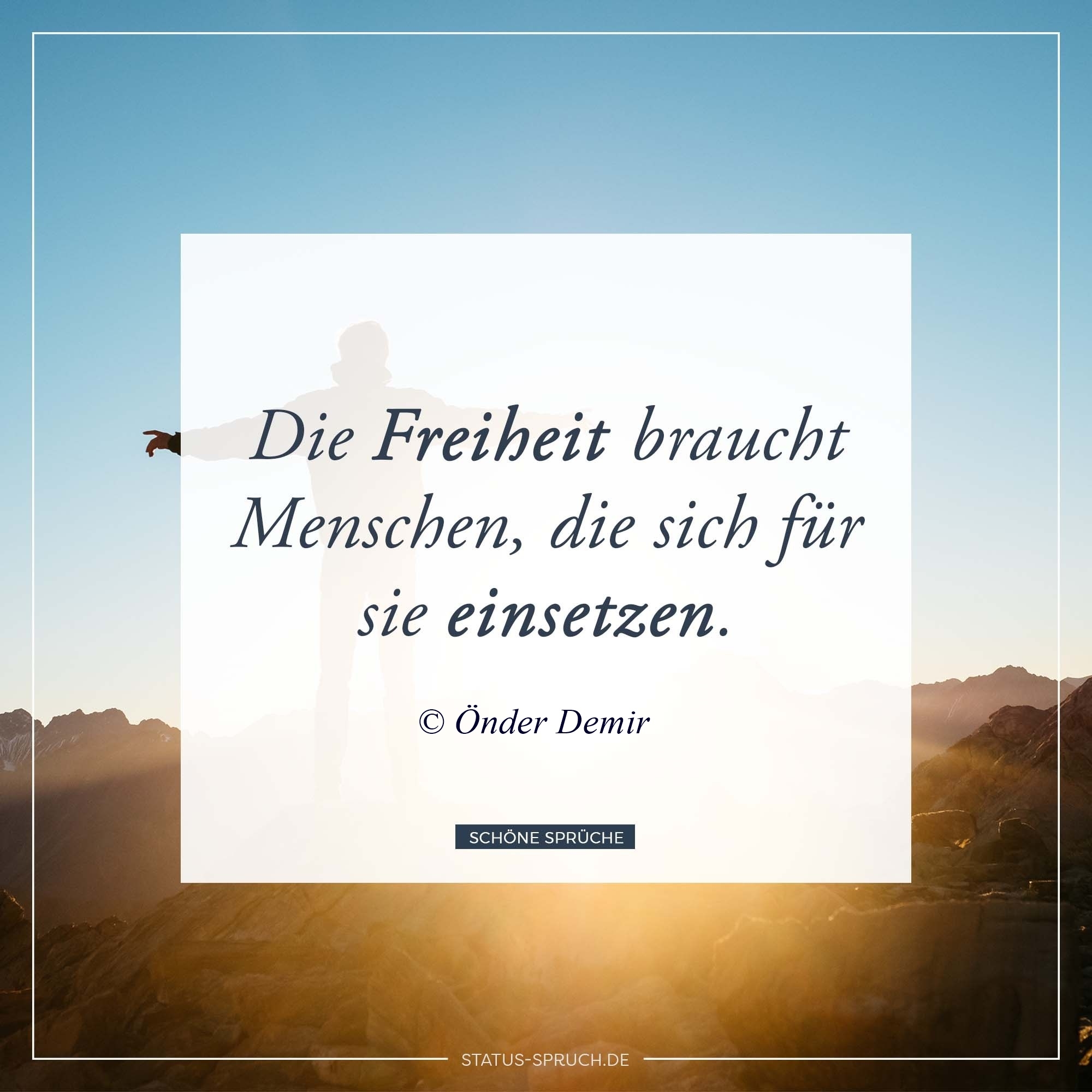 Bildgedicht: Die Freiheit