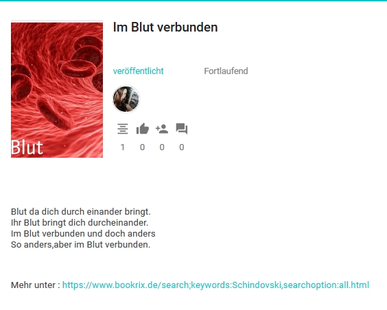 Bildgedicht: Im Blut verbunden