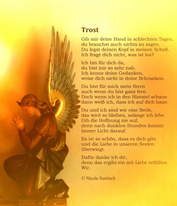 Bildgedicht: Trost