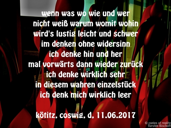 Bildgedicht: gedacht