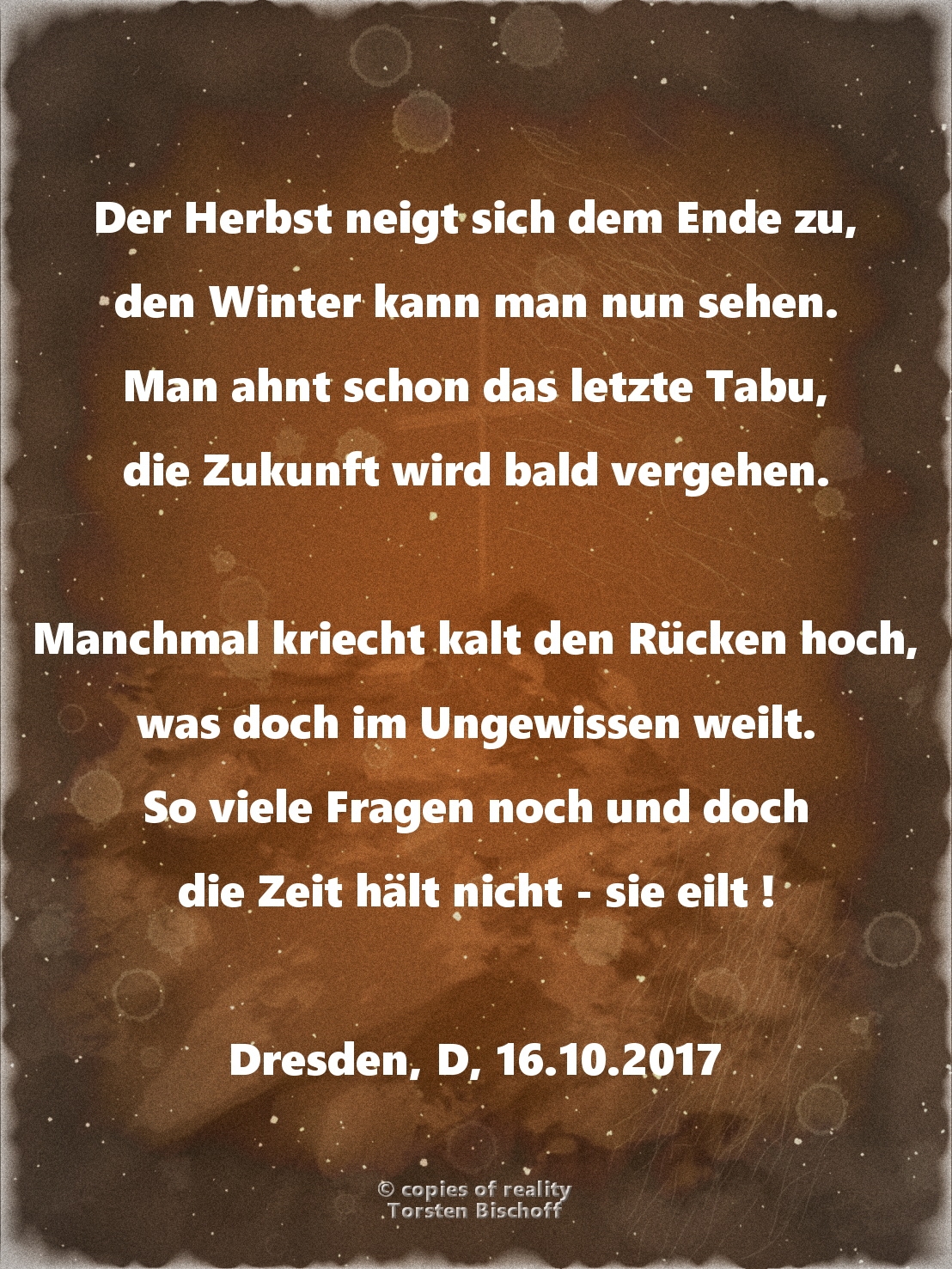 Bildgedicht: Zeit