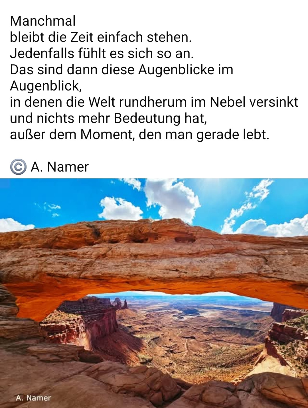 Bildgedicht: Augenblicke