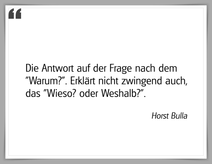 Bildgedicht: "Die Frage nach dem Warum?"