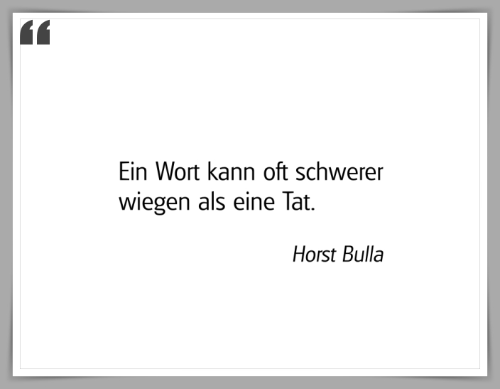 Bildgedicht: "Ein Wort"