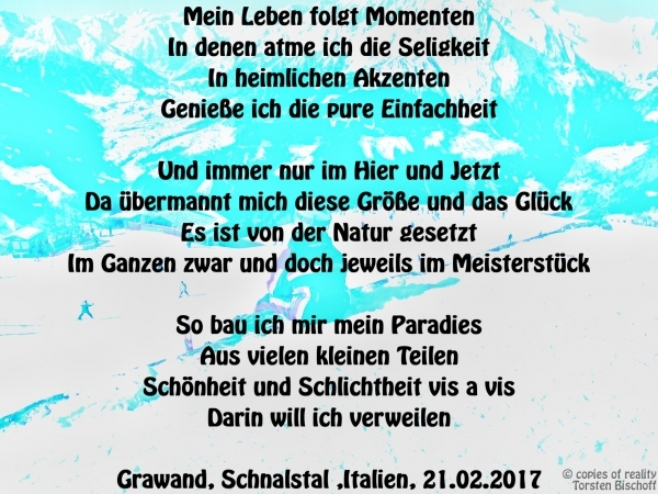 Bildgedicht: Momente