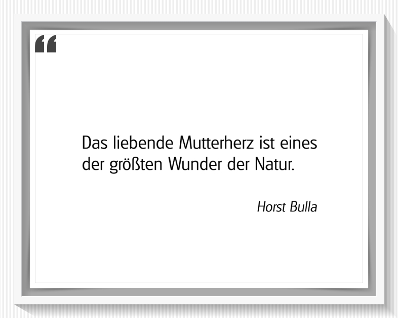 Bildgedicht: Das liebende Mutterherz