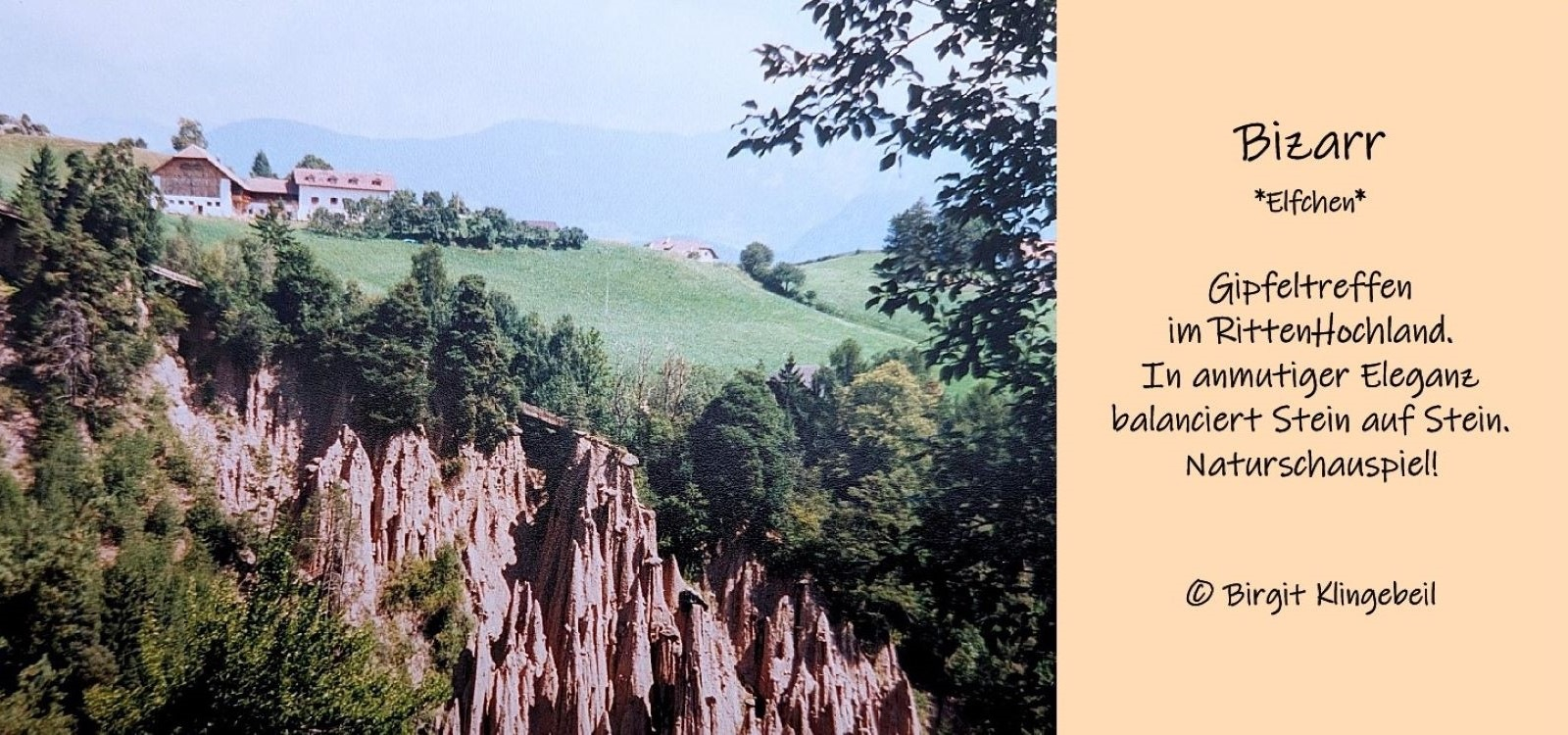 Bildgedicht: Naturschauspiel