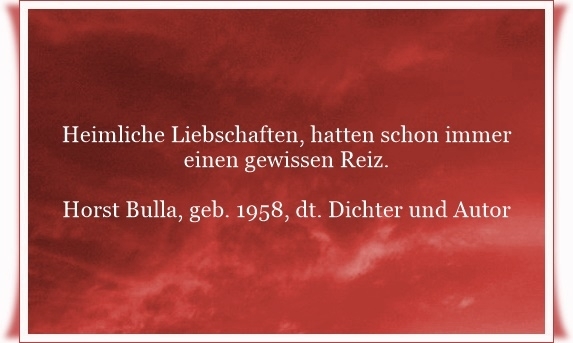 Bildgedicht: Heimliche Liebschaften