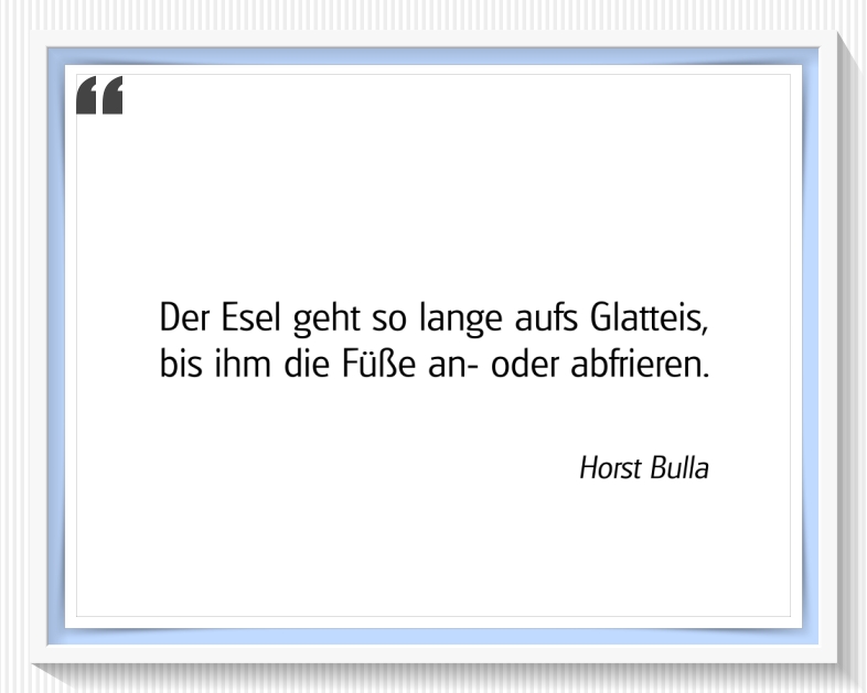 Bildgedicht: "Der Esel"