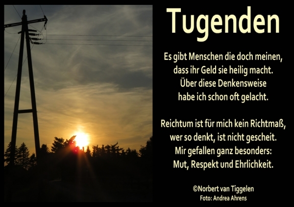 Bildgedicht: Tugenden