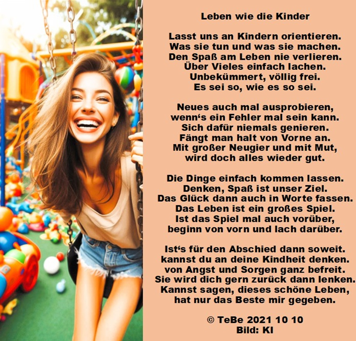 Bildgedicht: Wie die Kinder