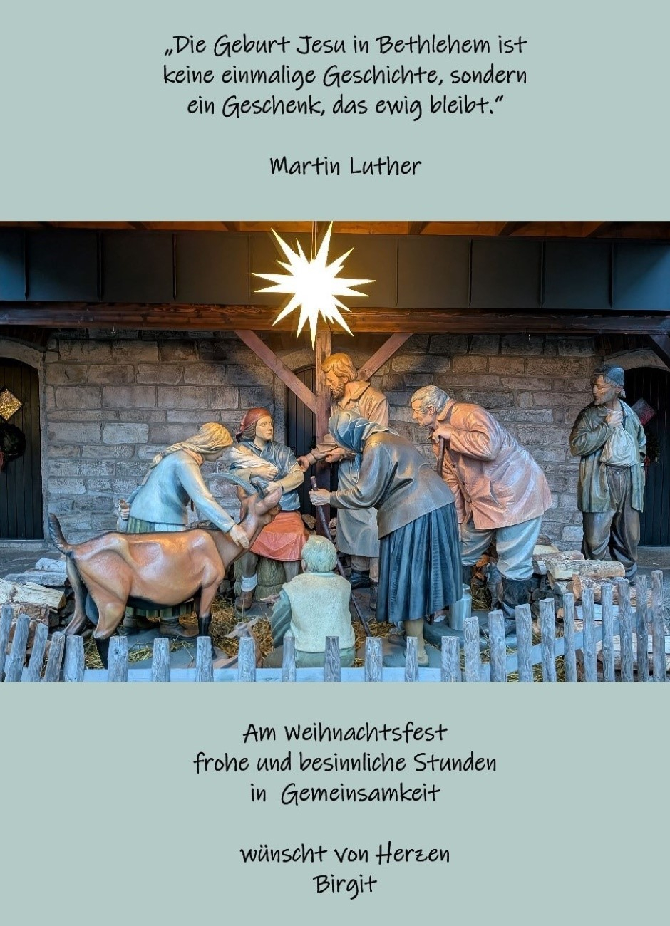 Bildgedicht: Weihnachtsgeschichte