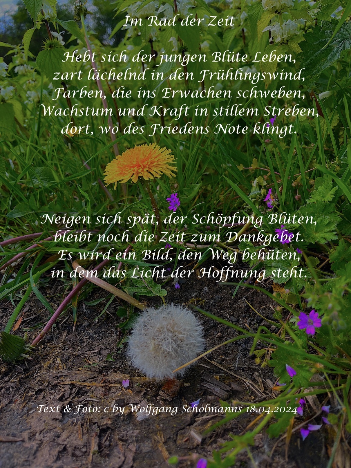Bildgedicht: Im Rad der Zeit 