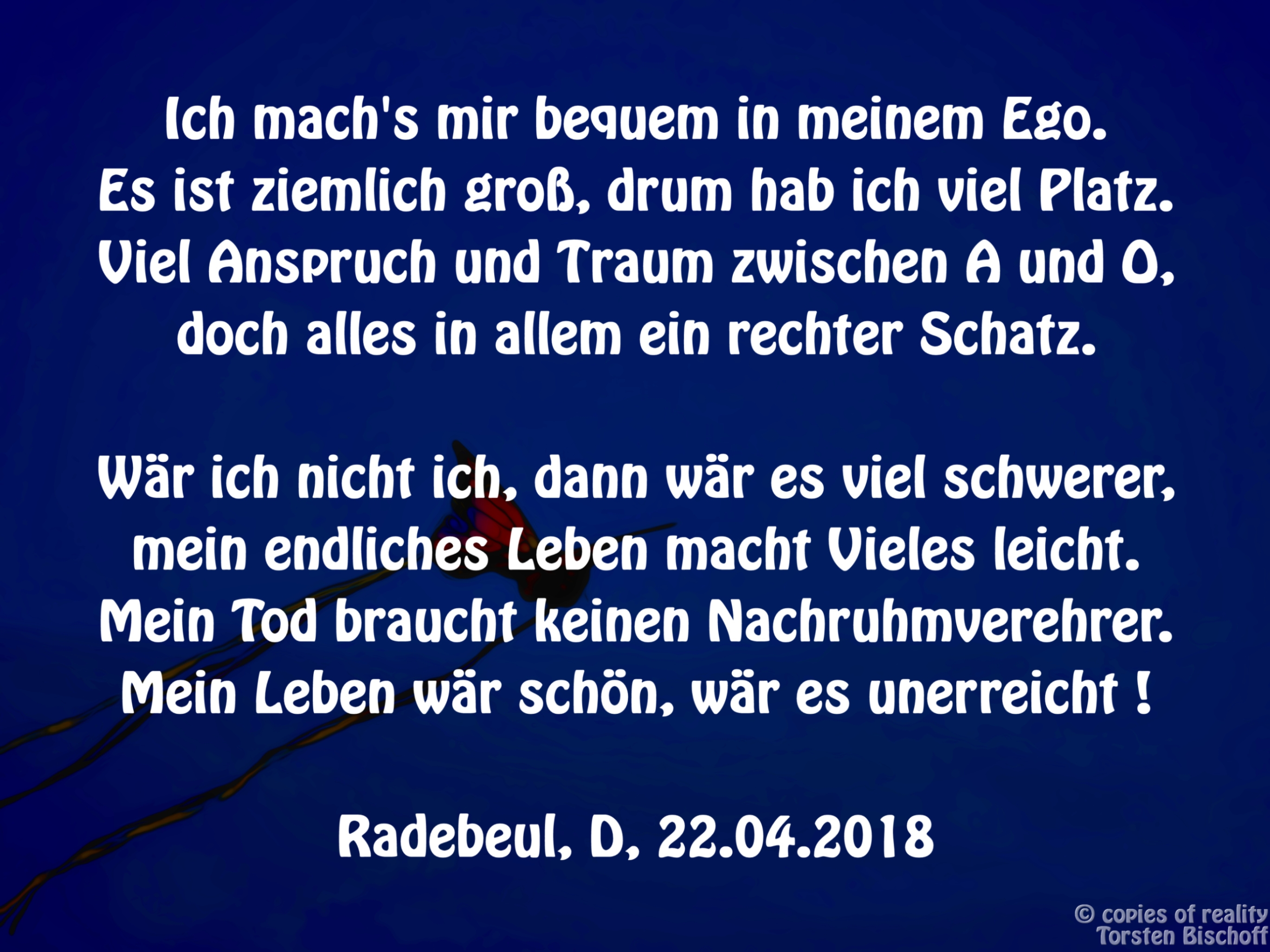 Bildgedicht: Ich und meine Ego