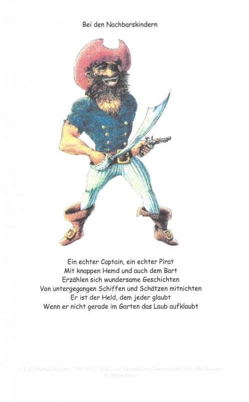 Bildgedicht: Der Captain - Nachbarskinder