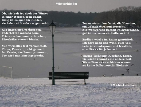 Bildgedicht: Winterkinder