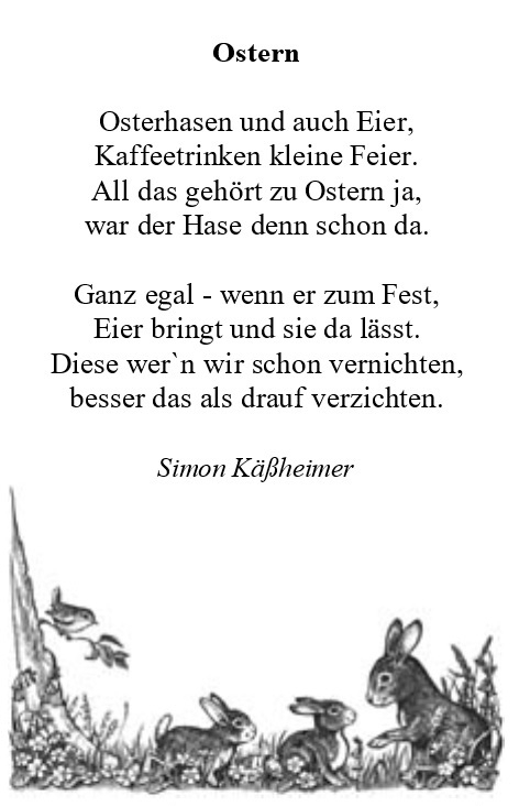 Bildgedicht: Ostern