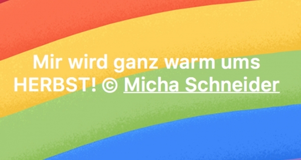 Bildgedicht: Mir wird ganz warm...