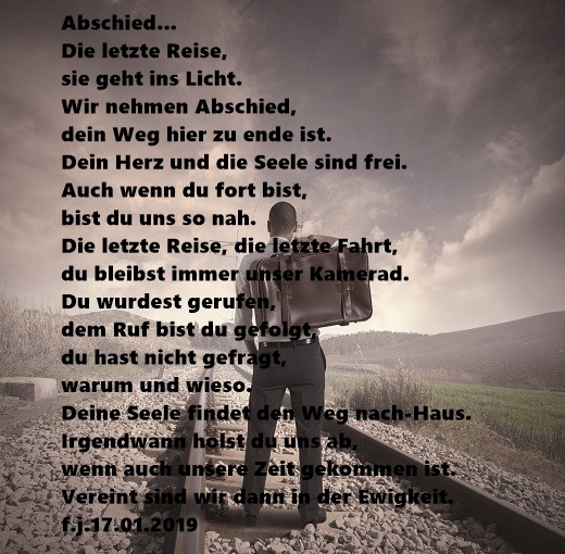 Bildgedicht: Abschied....