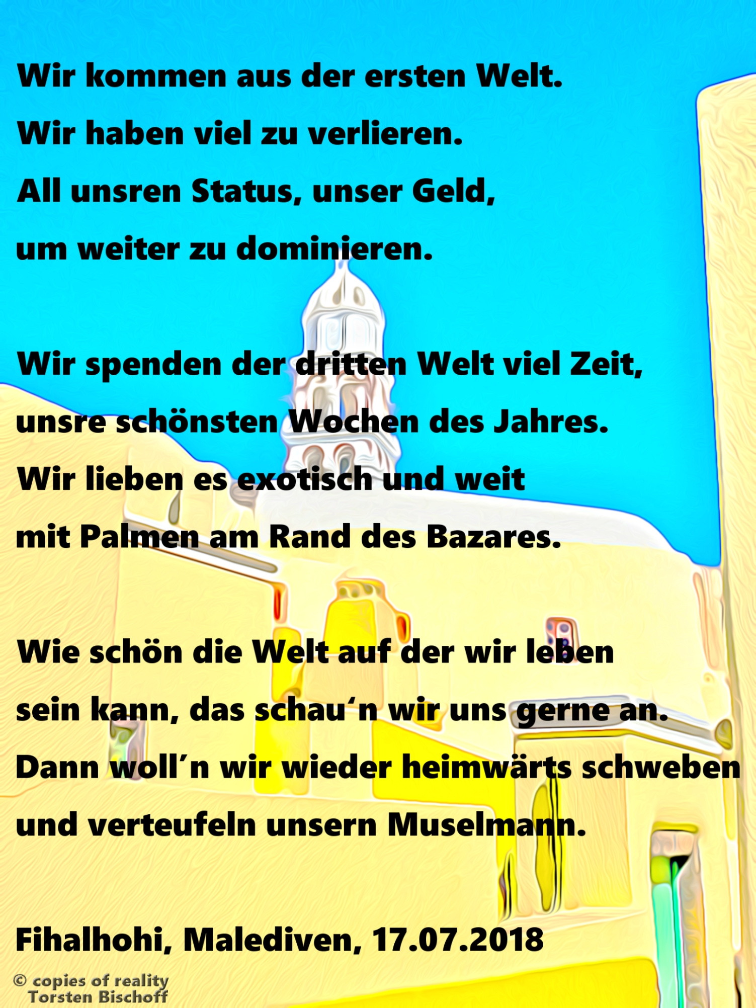 Bildgedicht: Welt Nr. ..