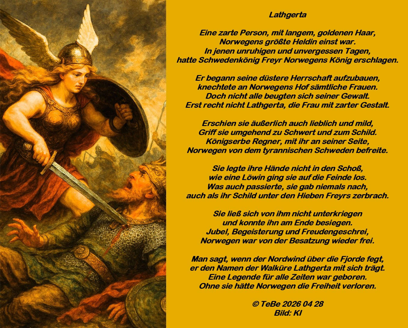 Bildgedicht: Lathgerta
