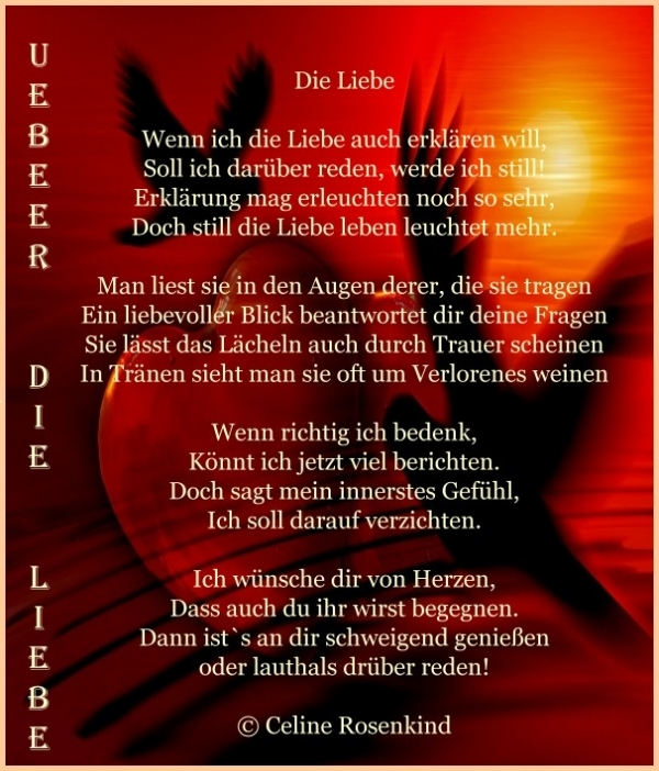 Bildgedicht: Über die Liebe