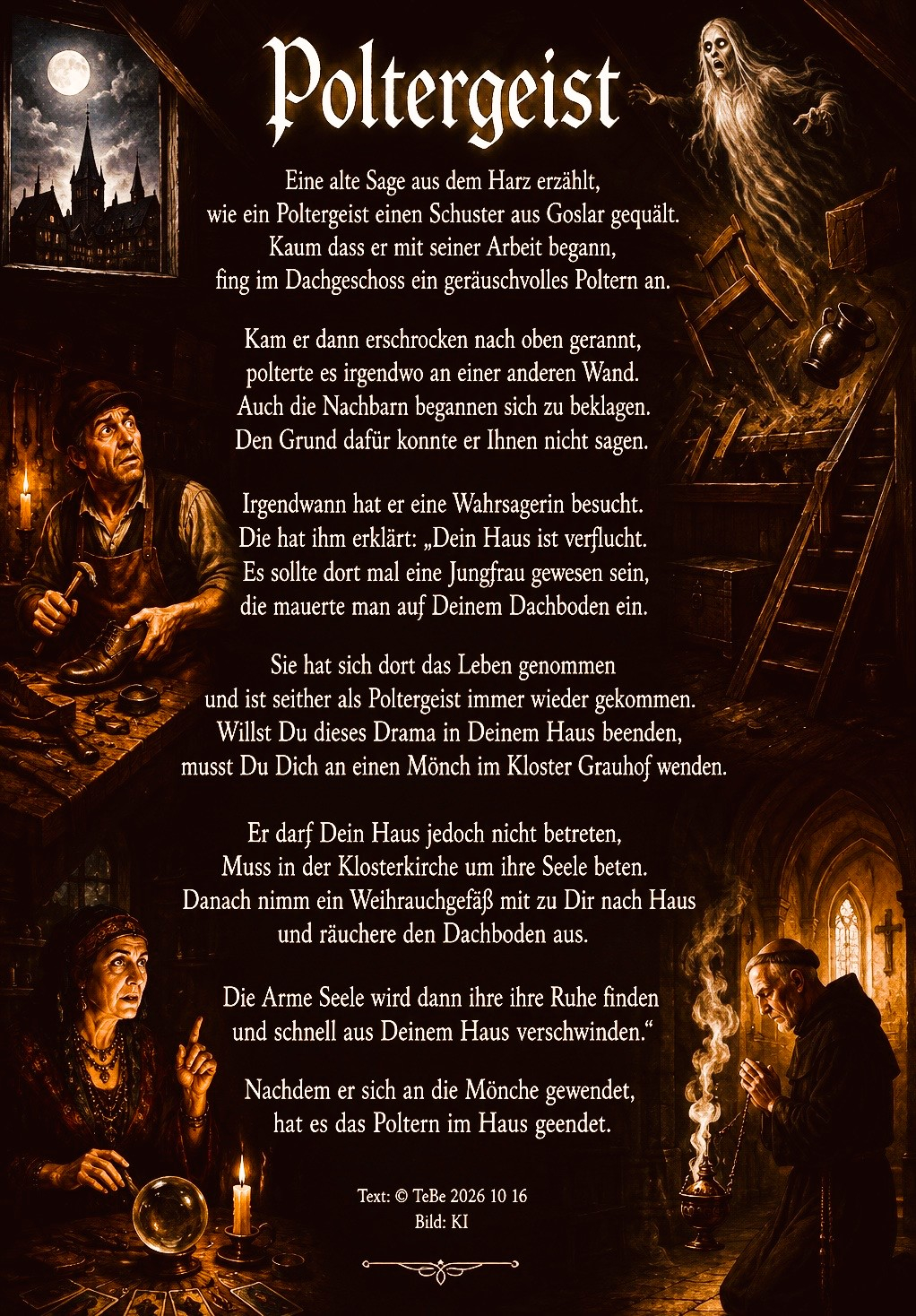 Bildgedicht: Poltergeist 