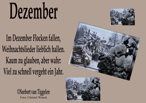 Bildgedicht: Dezember