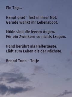 Bildgedicht: Ein Tag...