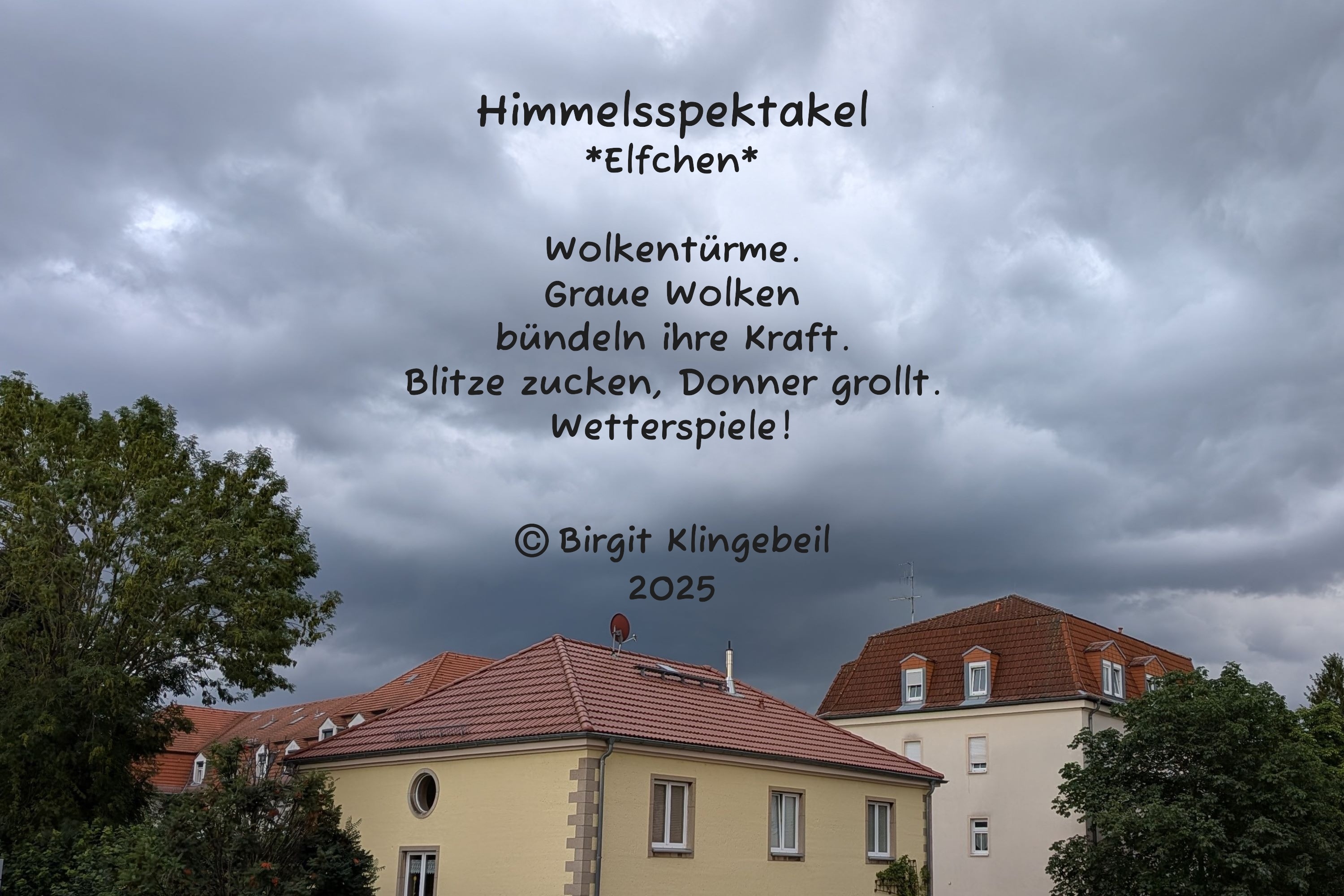 Bildgedicht: Wetterspiele