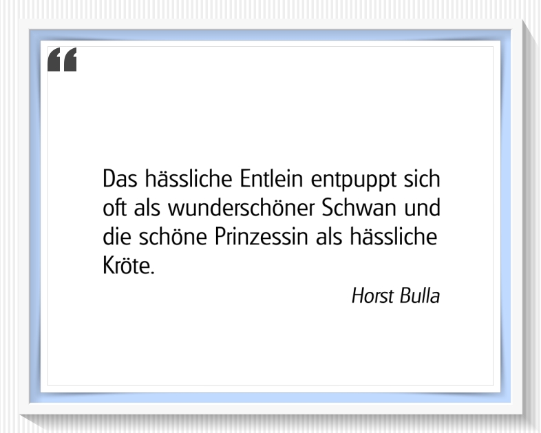 Bildgedicht: Das häßliche Entlein