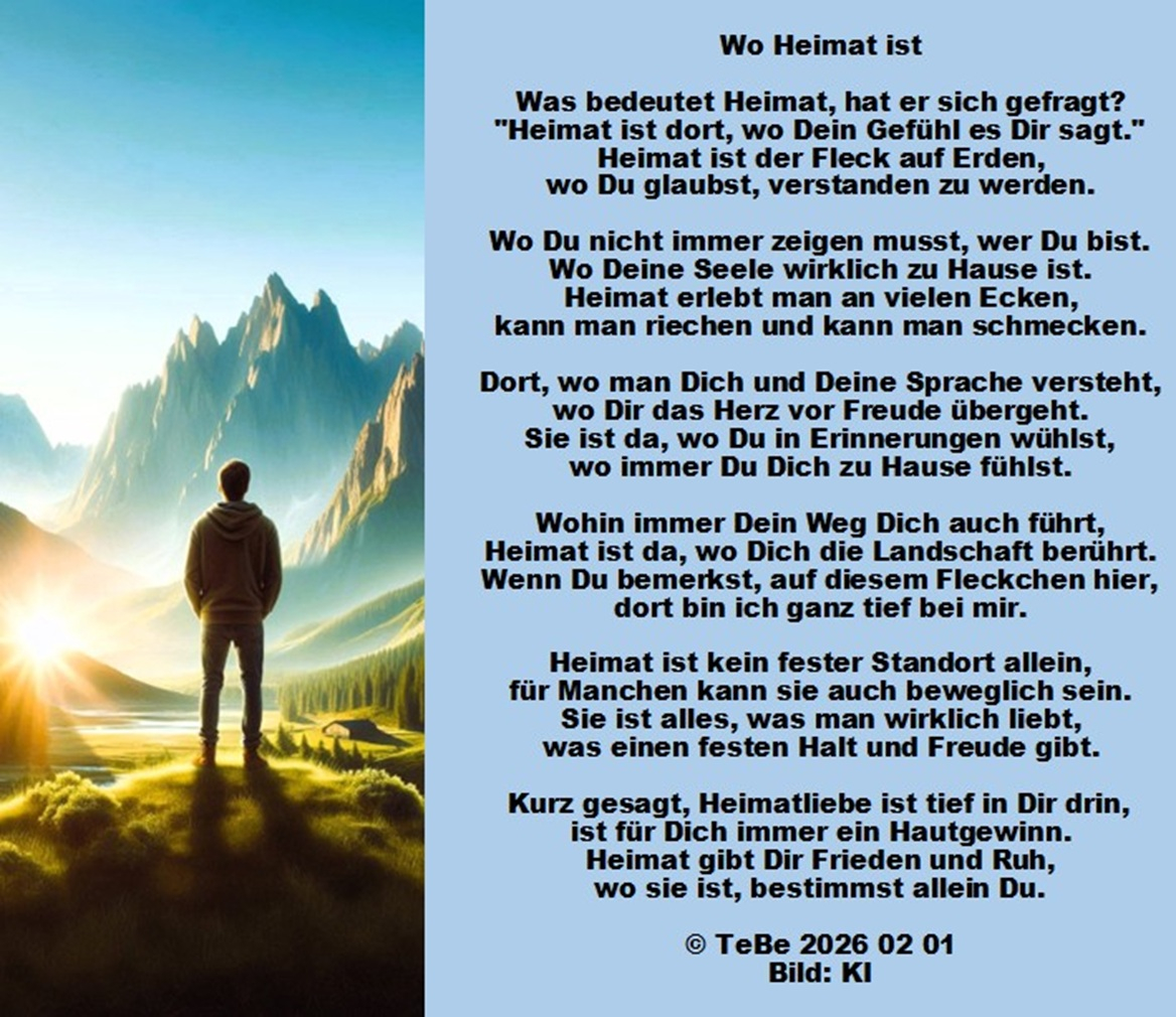 Bildgedicht: Wo Heimat ist