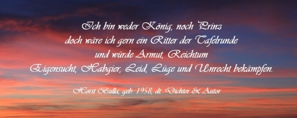 Bildgedicht: Ich bin weder König noch Prinz