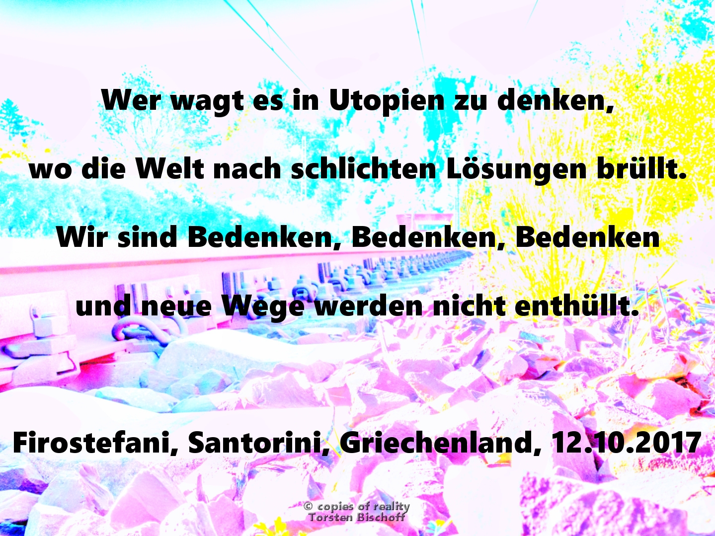 Bildgedicht: Utopie